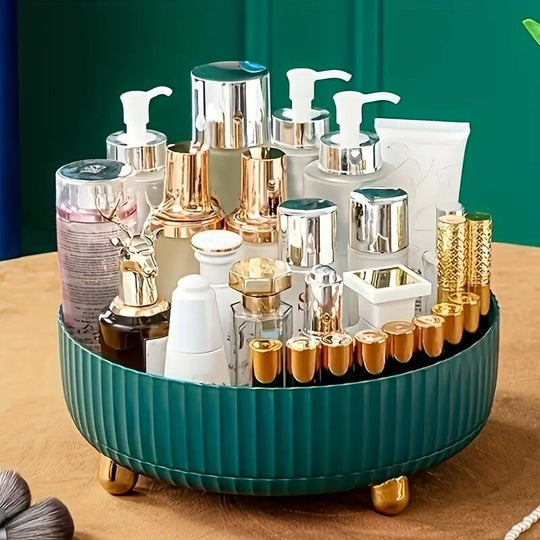 BeautySpin Rotating Makeup Storage Box - Organize Your Cosmetics