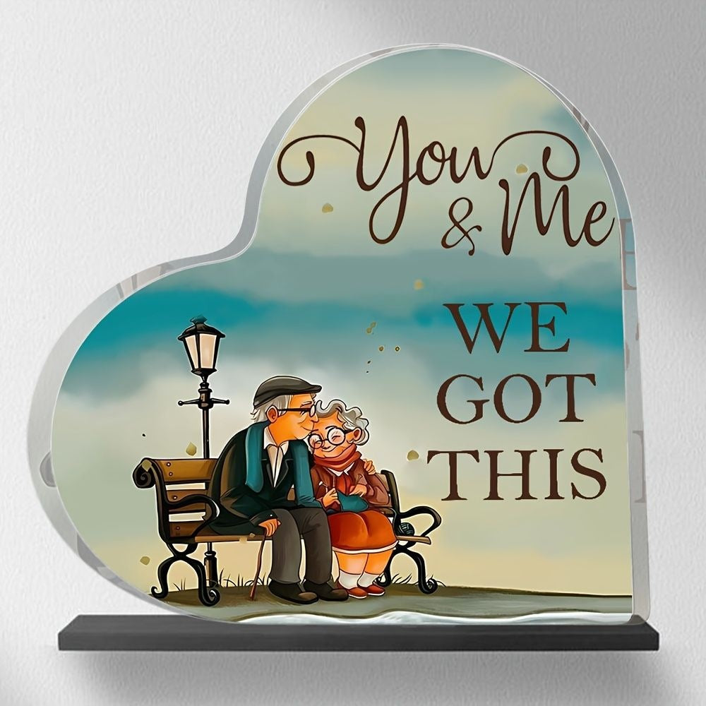 Love Shines Bright Acrylic Heart Ornaments - Heartfelt Gift Ideas