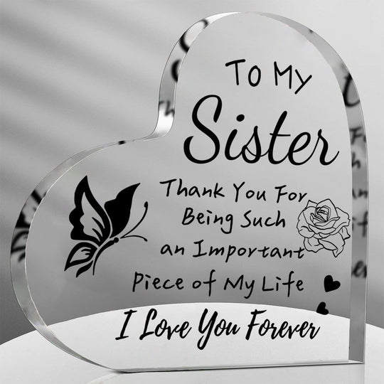 Love Shines Bright Acrylic Heart Ornaments - Heartfelt Gift Ideas