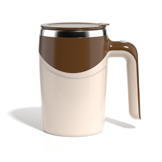 AutoMix Pro - Rechargeable Electric Stirring Mug for Coffee, Tea & More - Hands-Free Rotating Cup with Magnetic Mixing