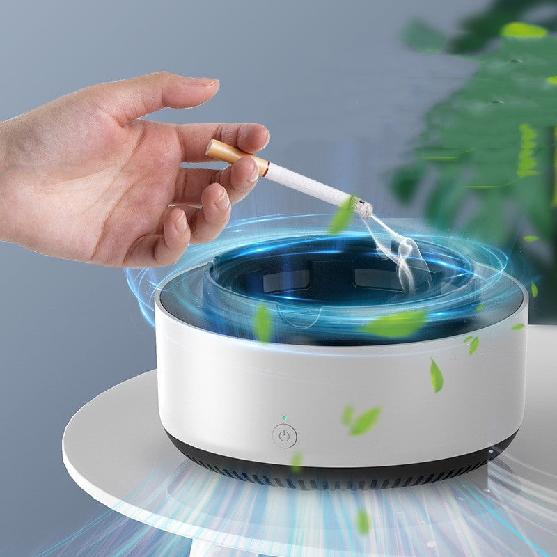 CleanAir Pro - Portable Anion Air Purifying Ashtray with Smoke Removal for Car & Home