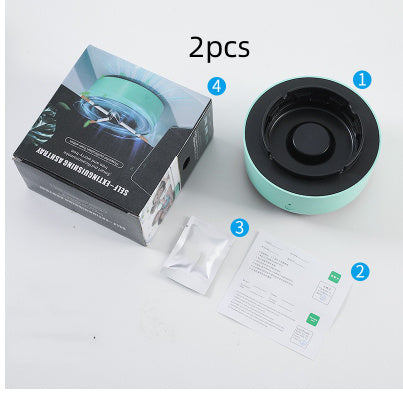 CleanAir Pro - Portable Anion Air Purifying Ashtray with Smoke Removal for Car & Home