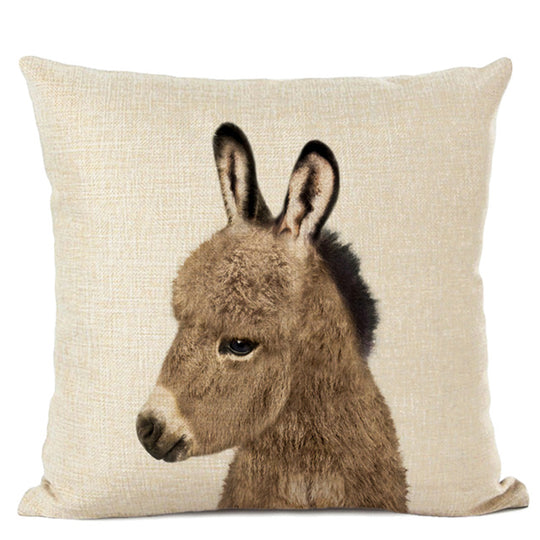 Adorable Animal Print Pillow Covers - Cute Decorative Throw Pillows