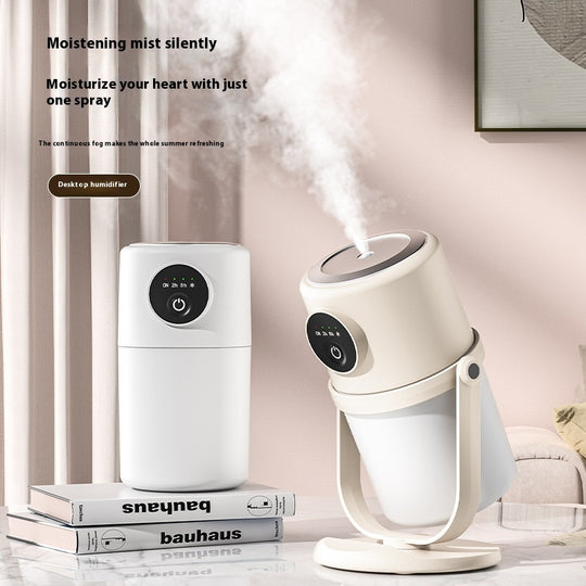 Ultra-Quiet Nighttime Humidifier with Night Light - Large Capacity Smart Home Atomizer