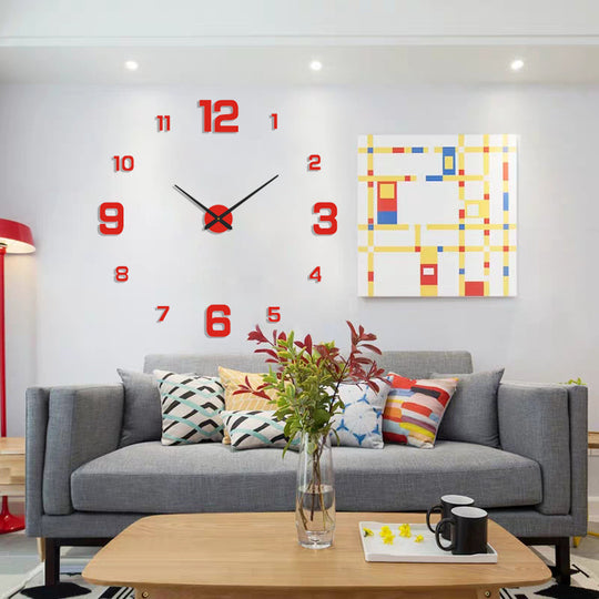 Elegant Timekeeping: Perforation-Free European-Style Digital Clock