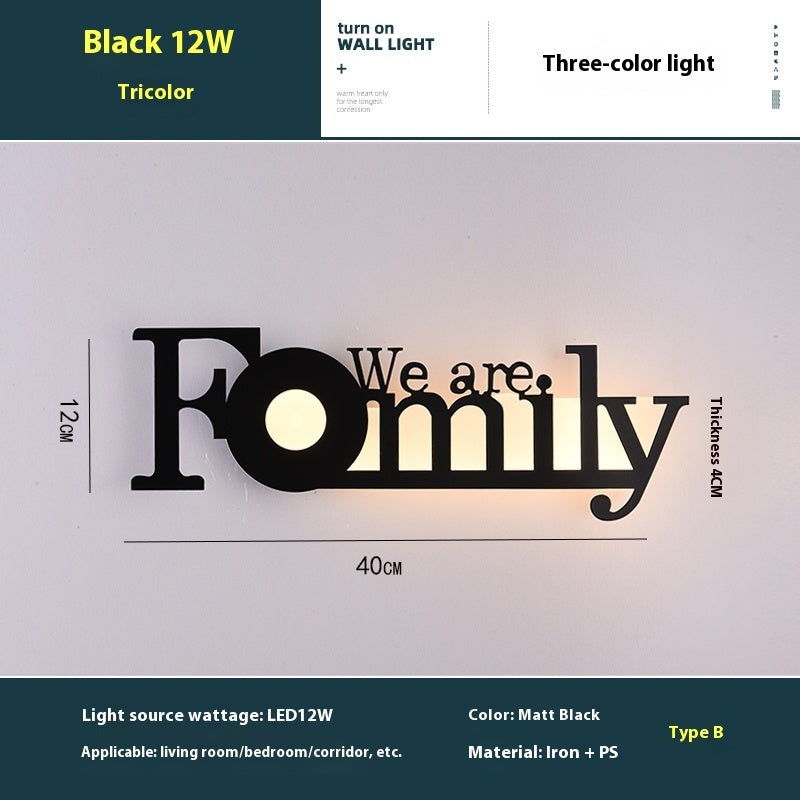 Illuminated Inspiration LED Letter Wall Lamp - Creative Wall Decor