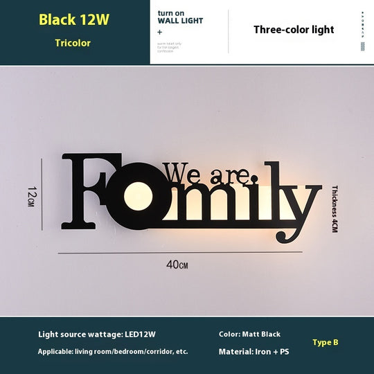 Illuminated Inspiration LED Letter Wall Lamp - Creative Wall Decor