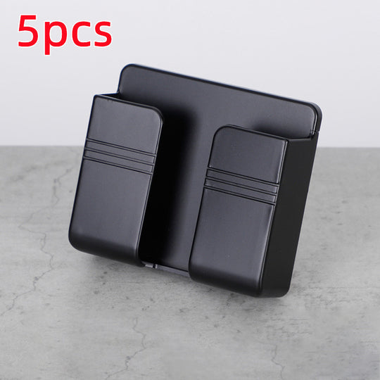 Space-Saving Mobile Phone Charging Station: Adhesive Storage Rack with Punch-Free Design