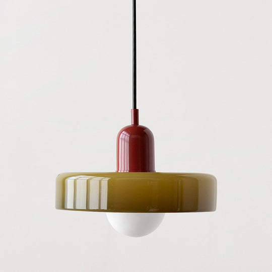 Stunning Memphis-Style Modern Glass Chandelier: Minimalist Elegance for Restaurants