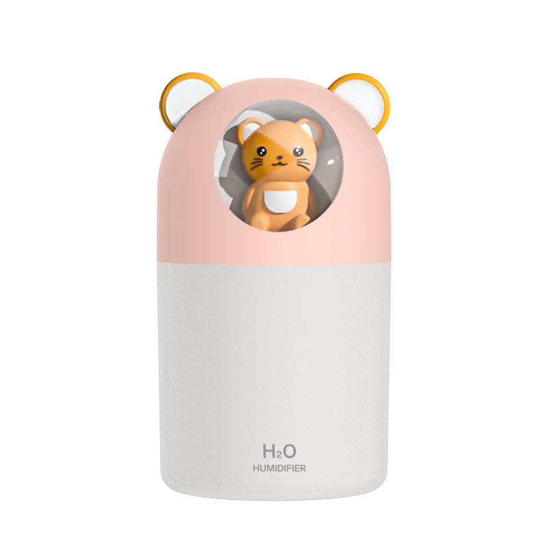 Ultra-Quiet Nighttime Humidifier with Night Light - Large Capacity Smart Home Atomizer