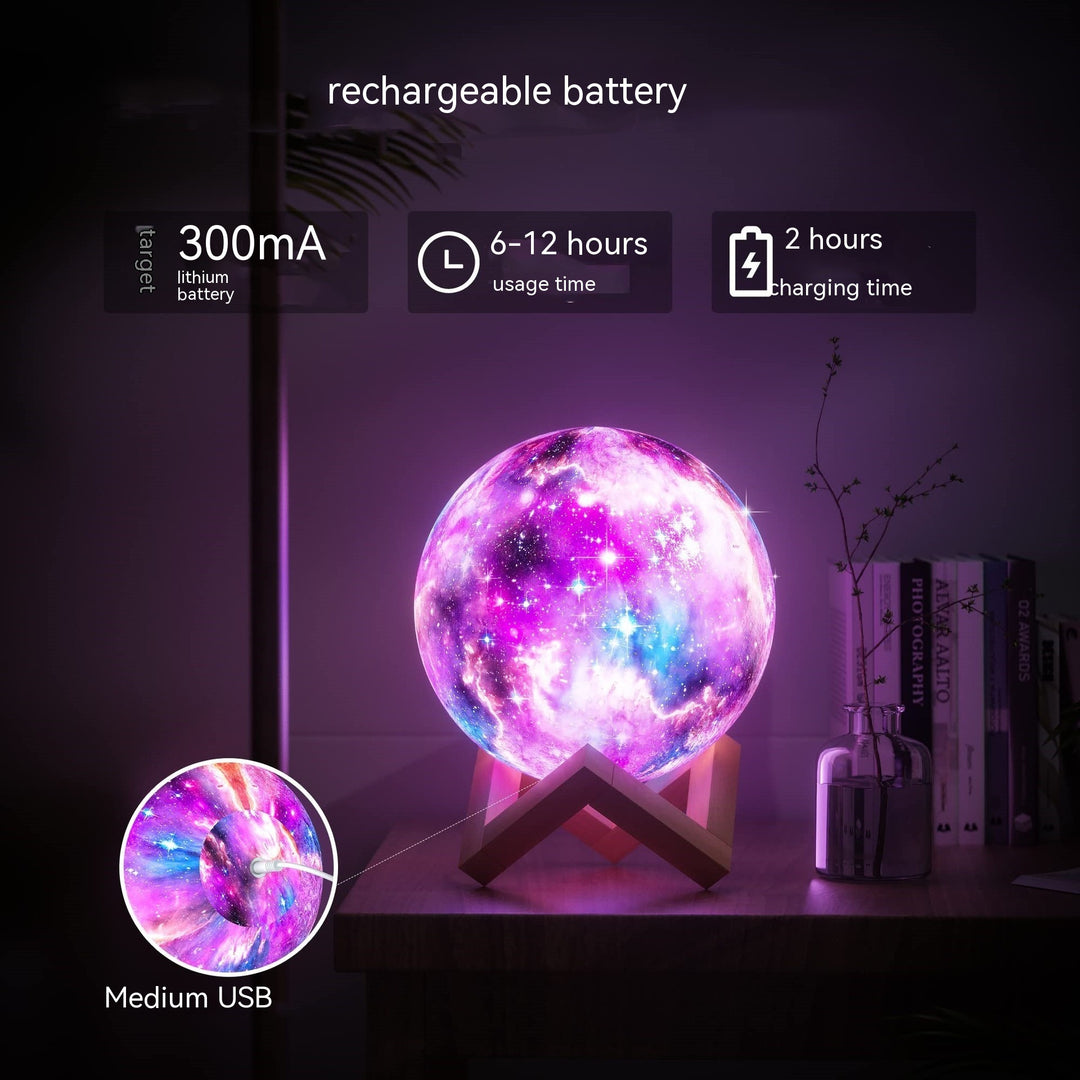 Illuminate the Cosmos: 3D Printed Moonlight Galaxy Lamp