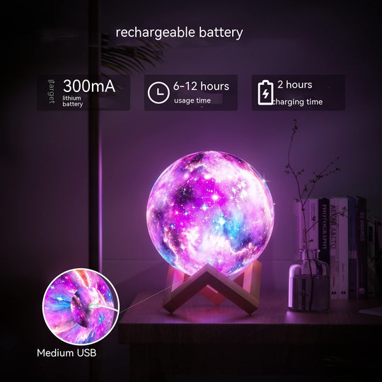 Illuminate the Cosmos: 3D Printed Moonlight Galaxy Lamp