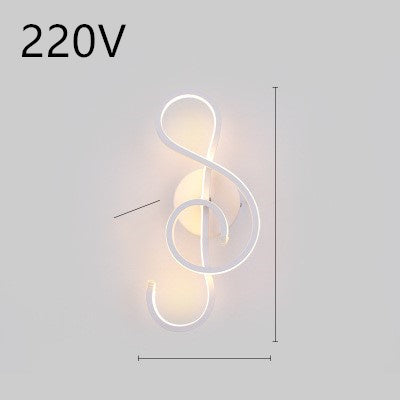 Nordic Chic LED Wall Lamp - Minimalist Bedside Lighting
