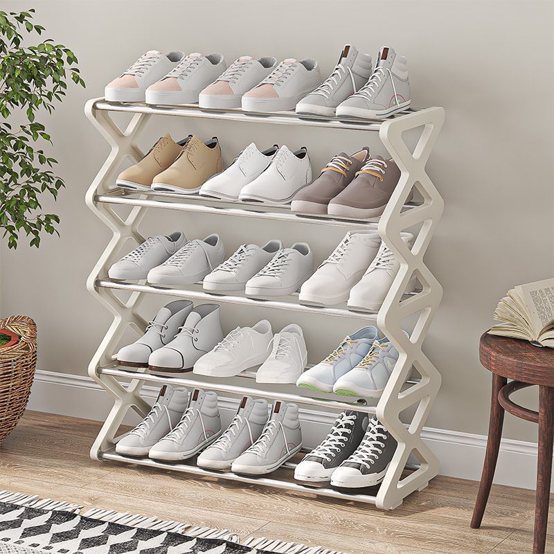 EasyStep X-Shaped Shoe Rack - Simple & Space-Saving Footwear Storage