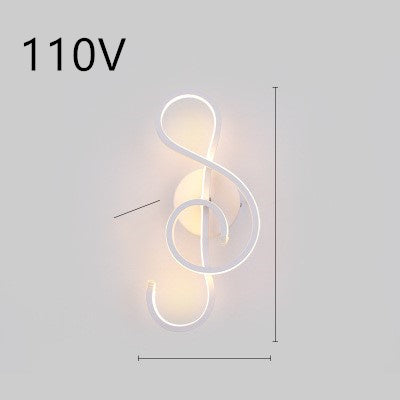 Nordic Chic LED Wall Lamp - Minimalist Bedside Lighting