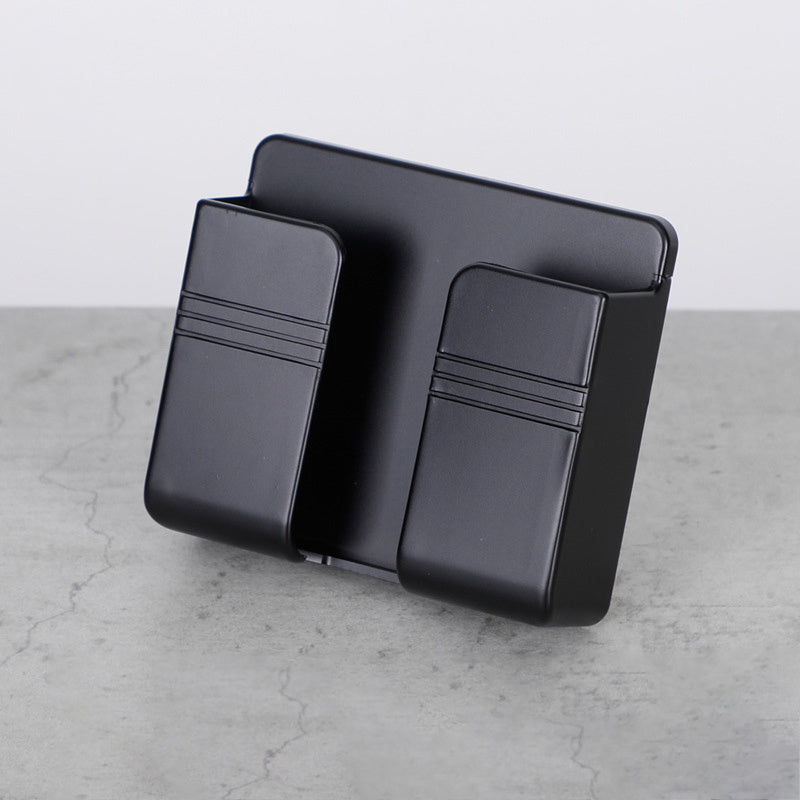 Space-Saving Mobile Phone Charging Station: Adhesive Storage Rack with Punch-Free Design