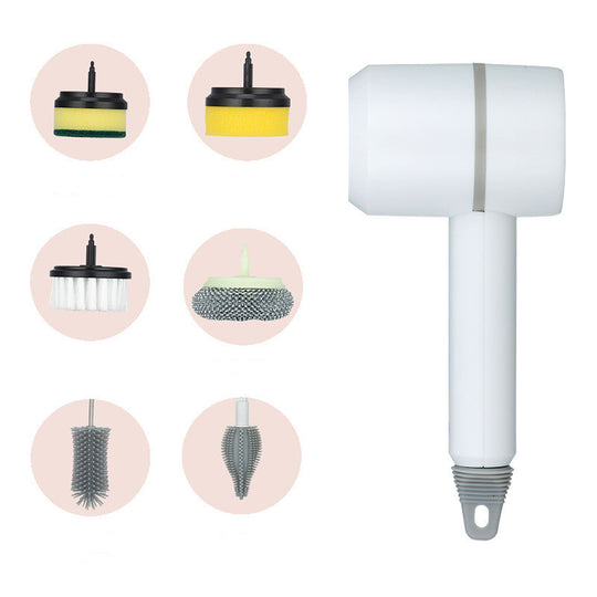 PowerScrub Wireless Electric Cleaning Brush - Rechargeable USB Scrubber for Kitchen, Bathroom, Tile & Bathtub