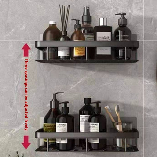 Wall-Mounted Makeup Organizer - Cosmetic Storage Shelf for Bathroom & Bedroom
