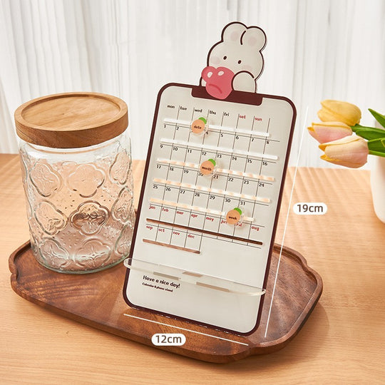 Handcrafted Perpetual Calendar - Unique DIY Ferris Wheel Design for Desktop Decoration