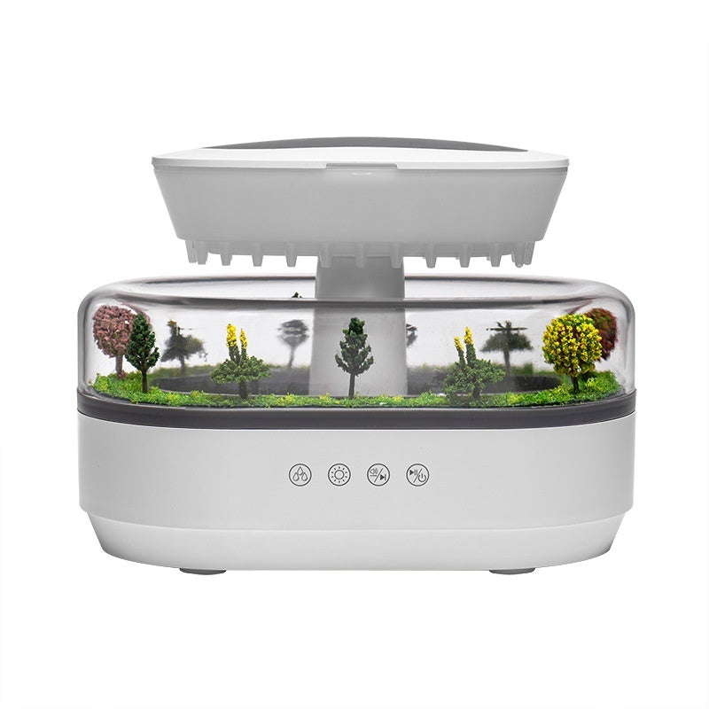 Nature-Inspired Serenity: Micro Landscape Raindrop Aroma Diffuser & Humidifier for Home