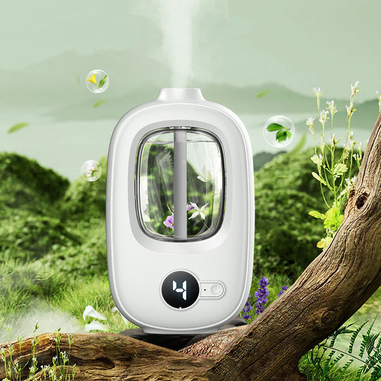 Blissful Ambiance: Automatic Aroma Diffuser & Aerosol Dispenser
