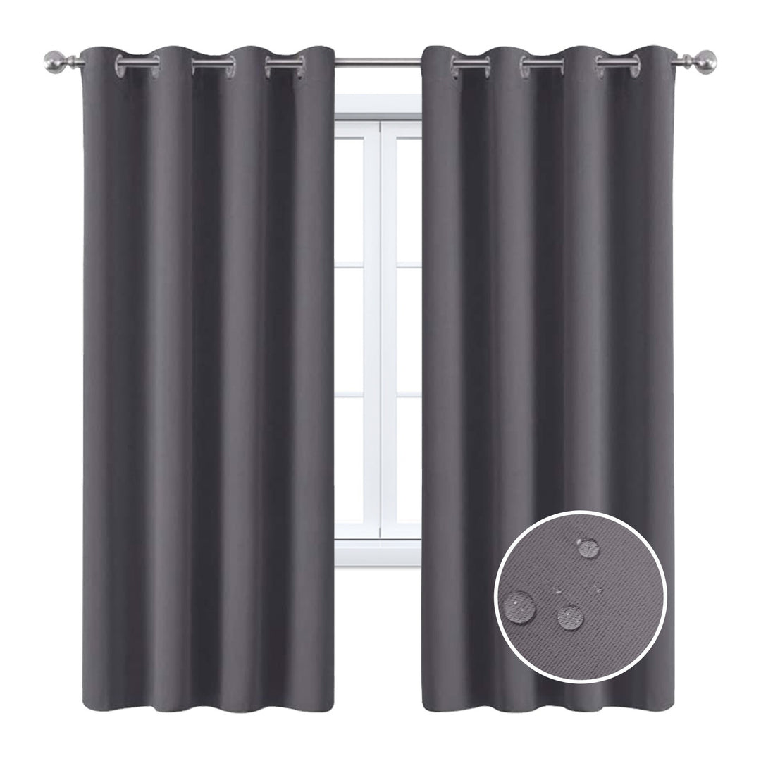 Total Blackout Curtains - 100% Light Blocking with Black Lining