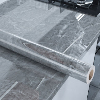 Marble Kitchen Cabinet Decals - Waterproof & Oil-Resistant Self-Adhesive Wall Stickers
