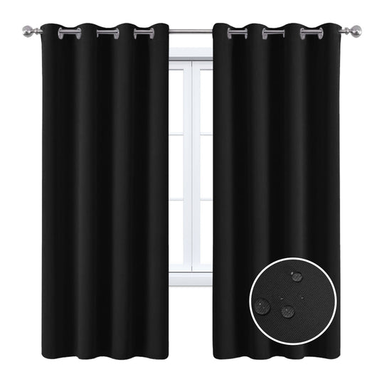Total Blackout Curtains - 100% Light Blocking with Black Lining