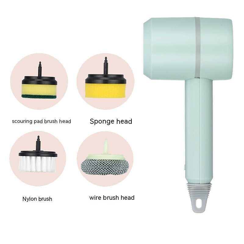 PowerScrub Wireless Electric Cleaning Brush - Rechargeable USB Scrubber for Kitchen, Bathroom, Tile & Bathtub