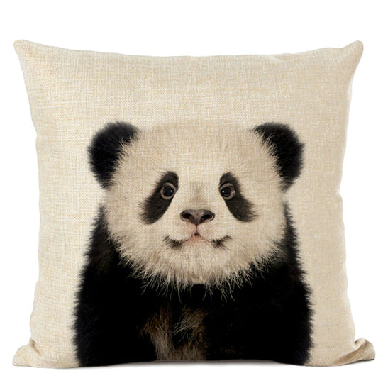 Adorable Animal Print Pillow Covers - Cute Decorative Throw Pillows