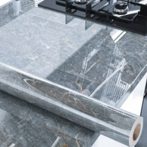 Marble Kitchen Cabinet Decals - Waterproof & Oil-Resistant Self-Adhesive Wall Stickers