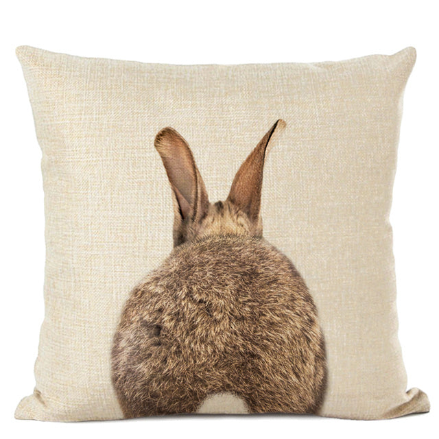 Adorable Animal Print Pillow Covers - Cute Decorative Throw Pillows