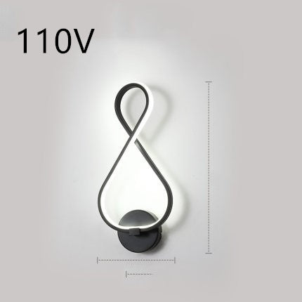 Nordic Chic LED Wall Lamp - Minimalist Bedside Lighting