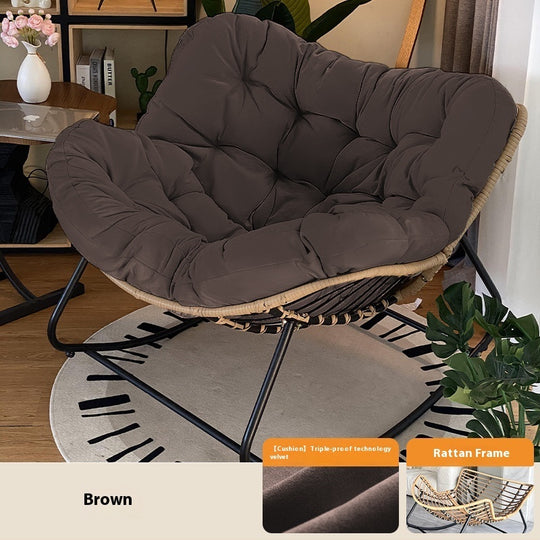 Luxurious Reclinable Iron Double Rocking Chair for Ultimate Relaxation