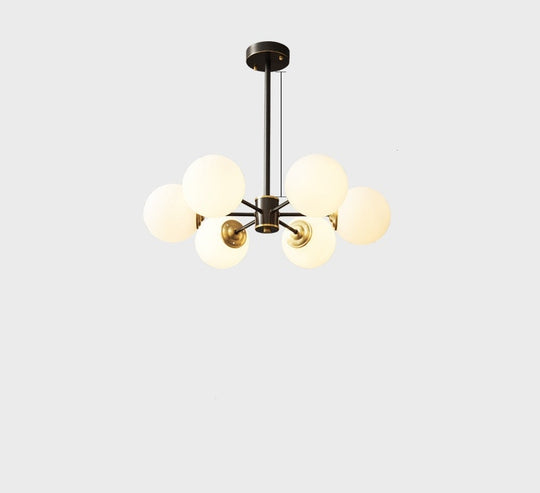 LuxeNordic - Full Copper Chandelier Lighting for Living Room