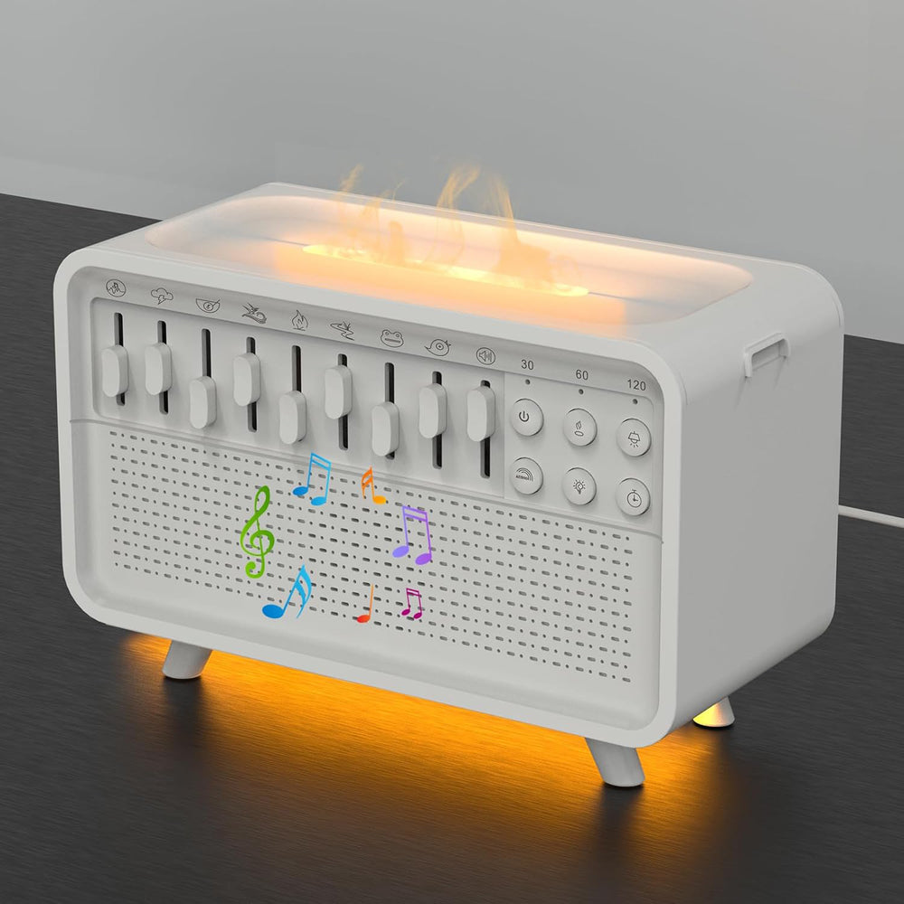Sleep Serenity Bundle: 3-in-1 Bluetooth Speaker, White Noise Machine, Night Light, & Humidifier