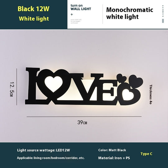 Illuminated Inspiration LED Letter Wall Lamp - Creative Wall Decor