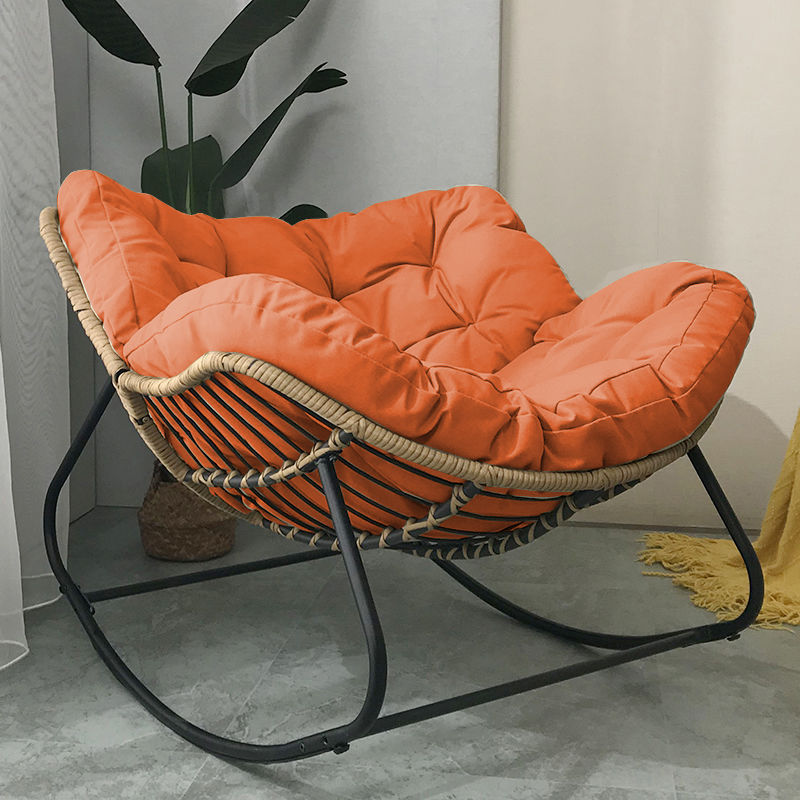 Luxurious Reclinable Iron Double Rocking Chair for Ultimate Relaxation
