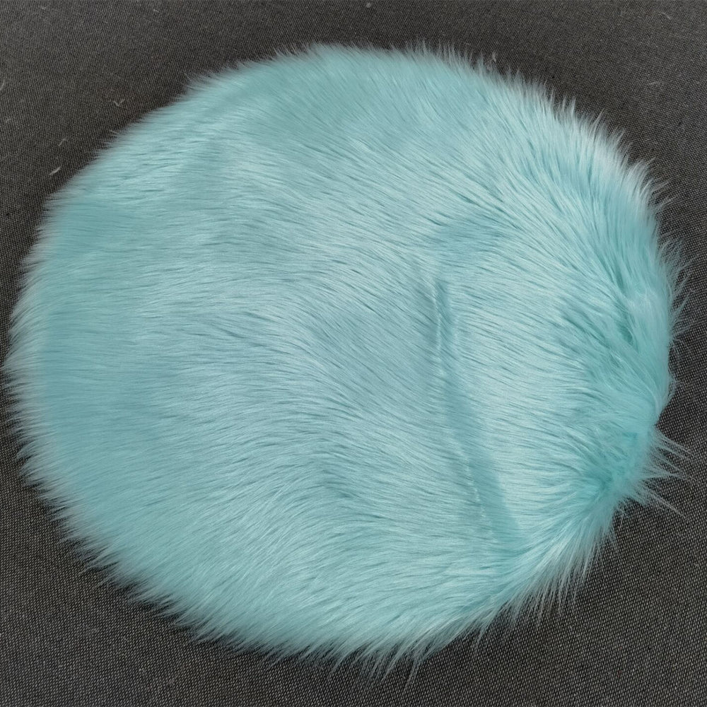 Cozy Circle Round Carpet - Solid Color Design for Living Room & Bedroom