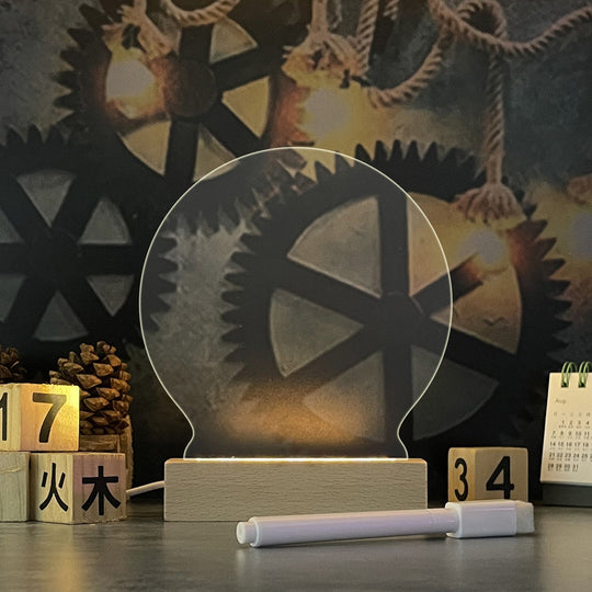 Luminous Message Board - Creative LED Night Light with USB & Pen for Kids & Adults