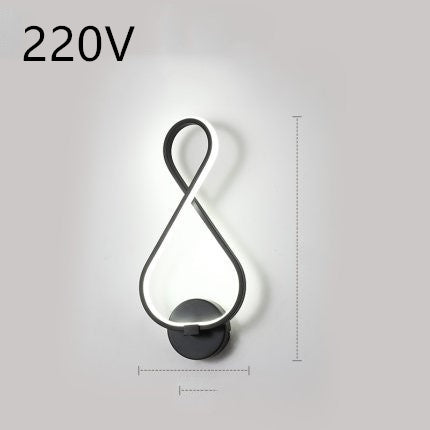 Nordic Chic LED Wall Lamp - Minimalist Bedside Lighting