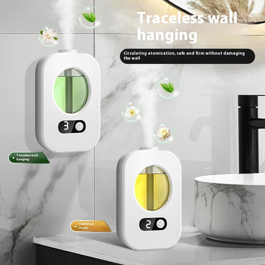 Blissful Ambiance: Automatic Aroma Diffuser & Aerosol Dispenser