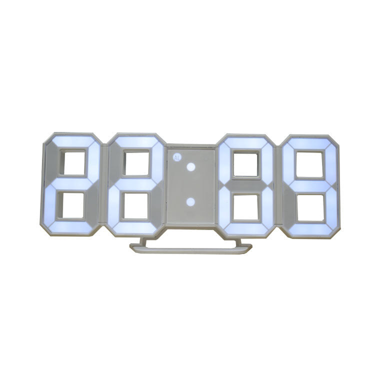 Wake Up in Style: LED 3D Stereo Creative Alarm Clock with Large Digital Display