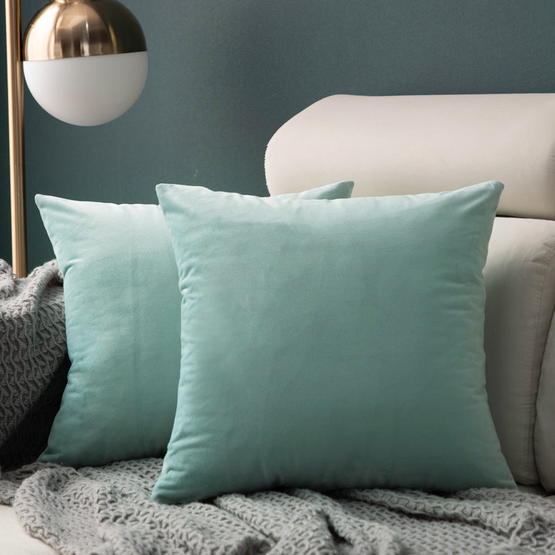 Plush Velvet Nordic Pillow - Multi-Purpose Cushion for Sofa, Office Chair, and Bed