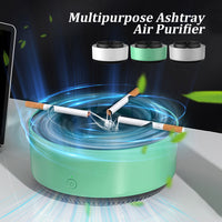 CleanAir Pro - Portable Anion Air Purifying Ashtray with Smoke Removal for Car & Home