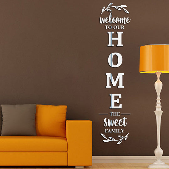 3D Crystal Mirror Wall Sticker - Luxurious Home Decor with Stereo Effect