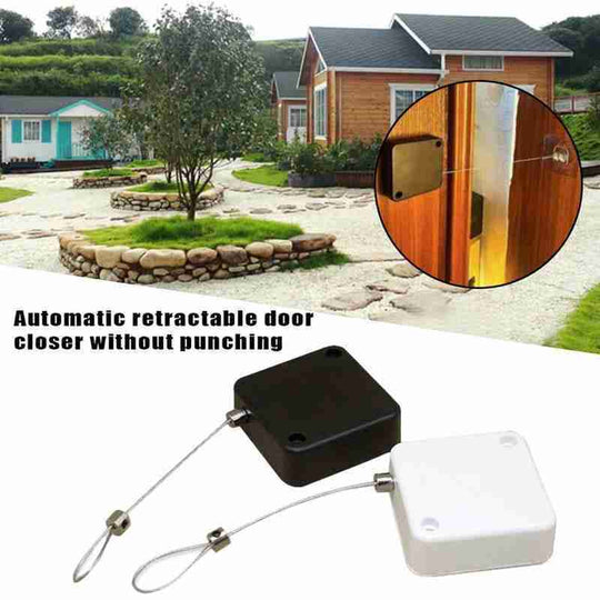 SilentClose - Automatic Soft-Close Door Closer for Sliding Glass Doors (500g-1000g Adjustable Tension)