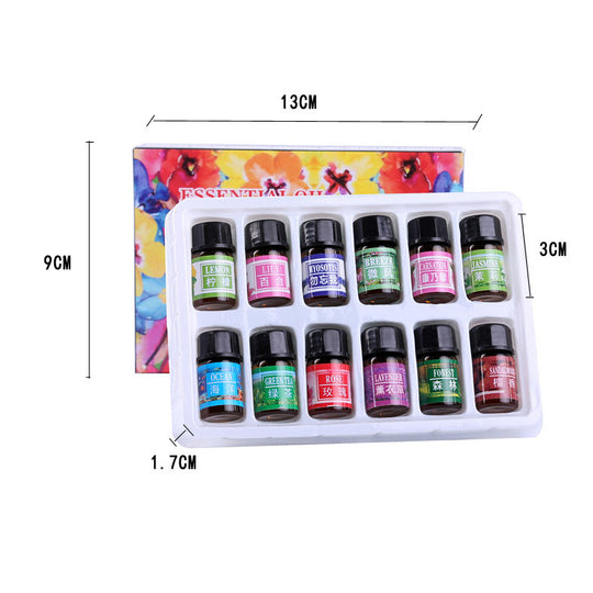 Mistify - Water-Soluble Aromatherapy Essential Oils for Humidifiers (12 x 3ml)