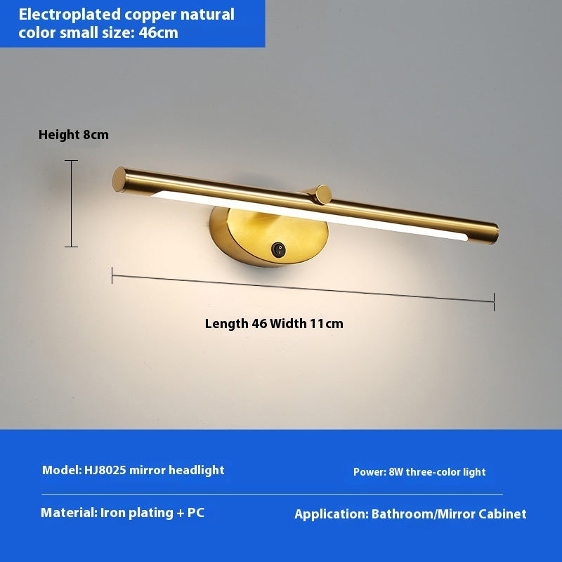 Modern LED Mirror Light - Waterproof Bathroom Wall Lamp